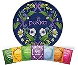 Pukka Tea Organic, Herbal Tea Sampler For Everyday Wellness, Best for Birthdays, Anniversaries
Holidays, Caffeine Free, 90 Bags, 6 Flavors