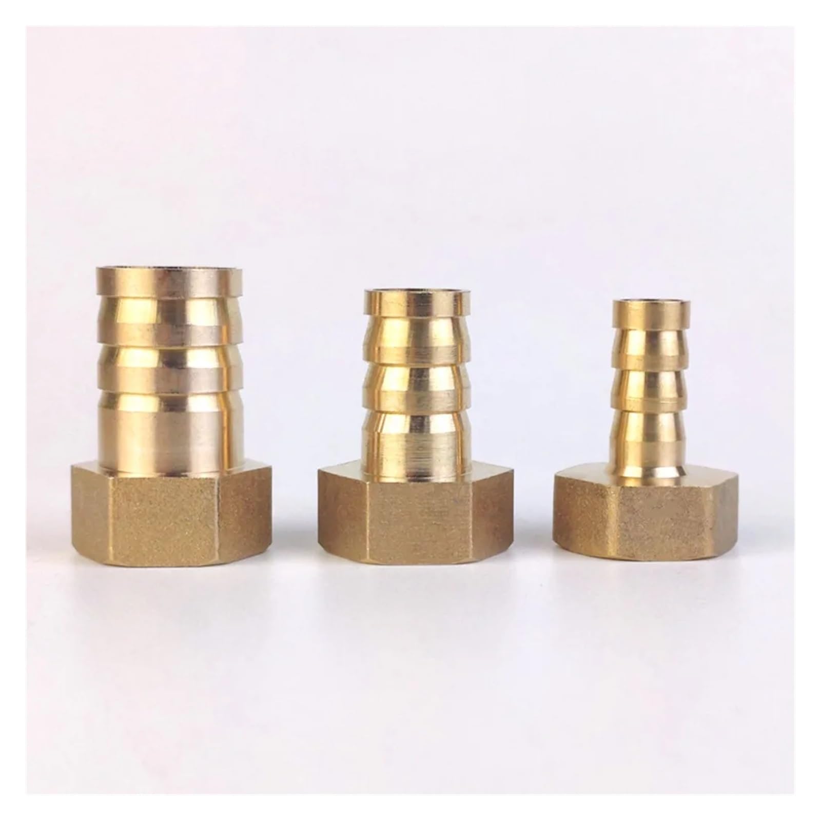 HSMQUBDBX 1pc M12x1.25 Metric Female Thread x Hose 16mm Brass Coupling Coupler Connector Water Gas Oil