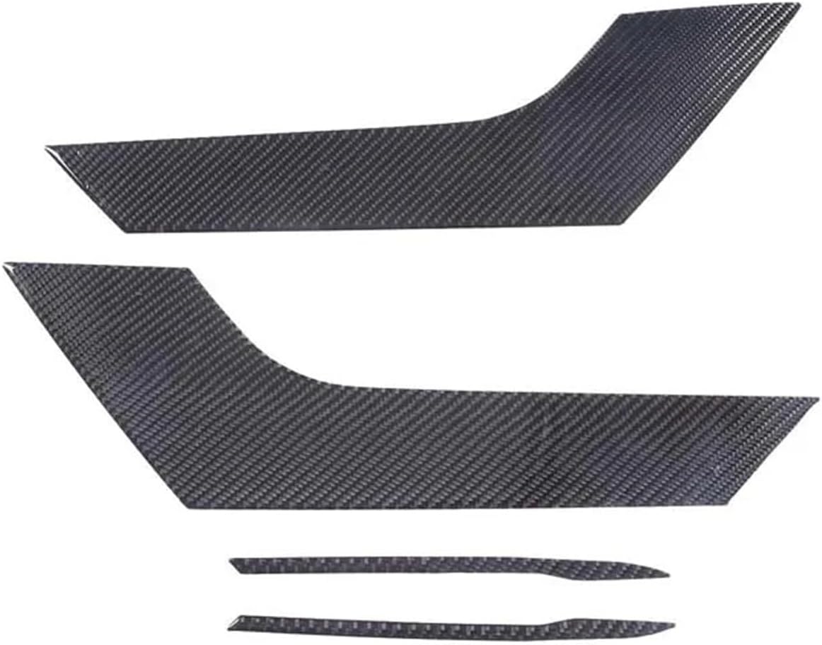 Compatible With Jaguar F-TYPE F Type 2013-22 Car Door Kick Panel Decorative Sticker Soft Carbon Fiber Kick Panel Protection Accessories