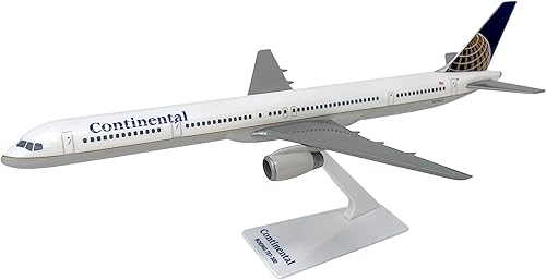 Flight Miniatures Continental (91-10) Boeing 757-300 Escala 1:200 - Modelo de avión de plástico Snap-Fit - Réplica coleccionable de Continental