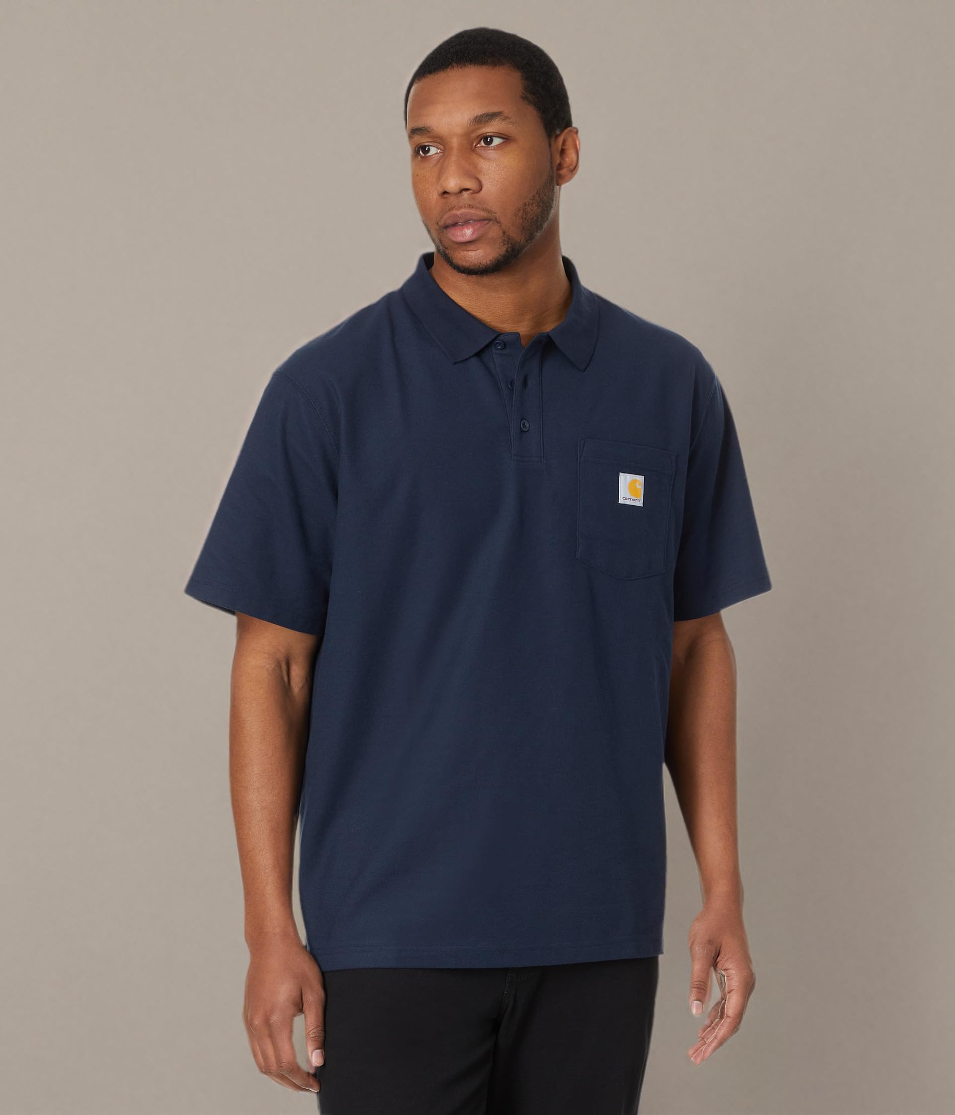 Carhartt Polo de Trabajo para Constructores Polo de Trabajo para contratistas, Grande y Alto Hombre