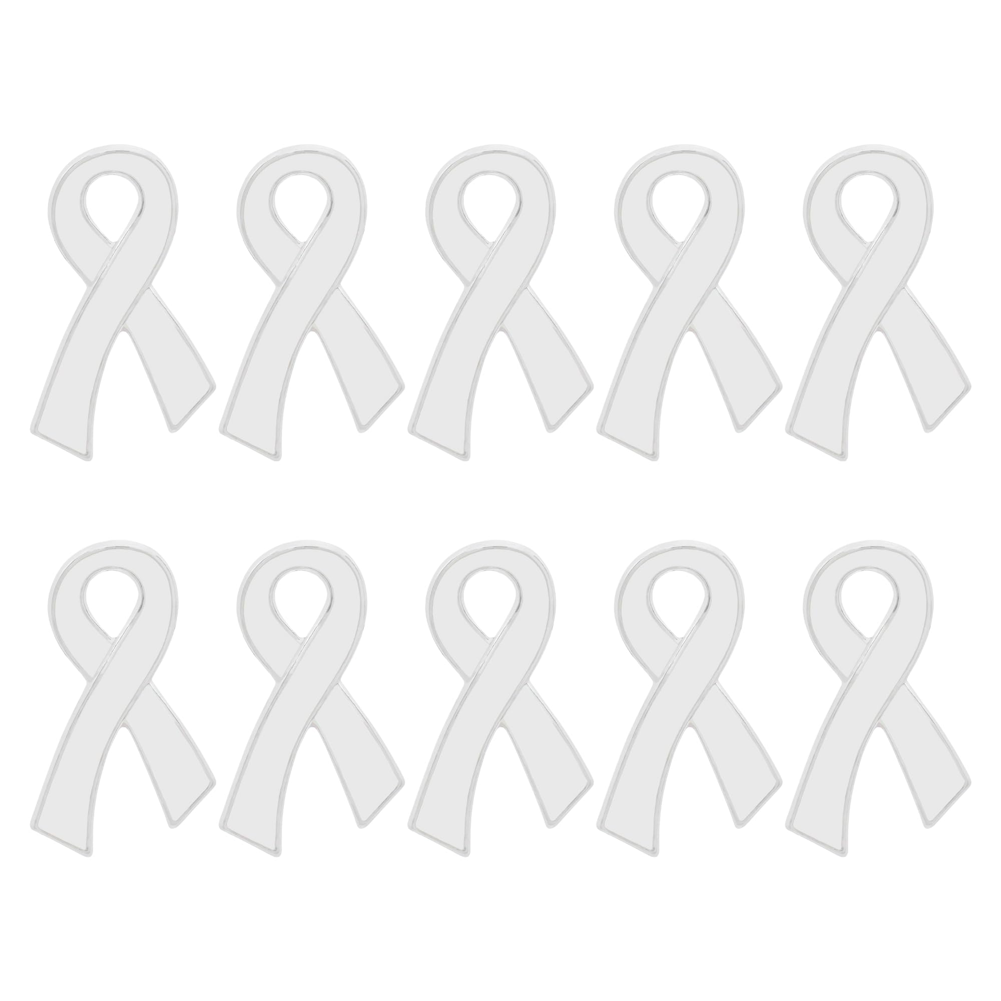 Ribbon Pins 1/5/25/100 for Cancer &amp; Disease Awareness - Various Causes - Bulk Quantities Available for Support Groups and Fundraising