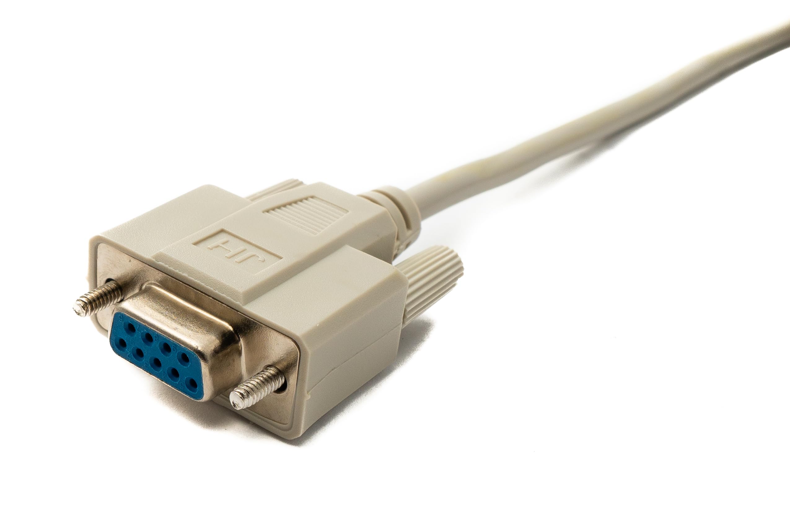 System-S D Sub Câble adaptateur RS232 DB9 mâle 9 broches vers femelle Gris 5 m