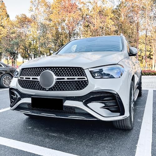 Grille d'angle Mercedes GLE Coupé C167 ventilation latérale noir brillant - 4