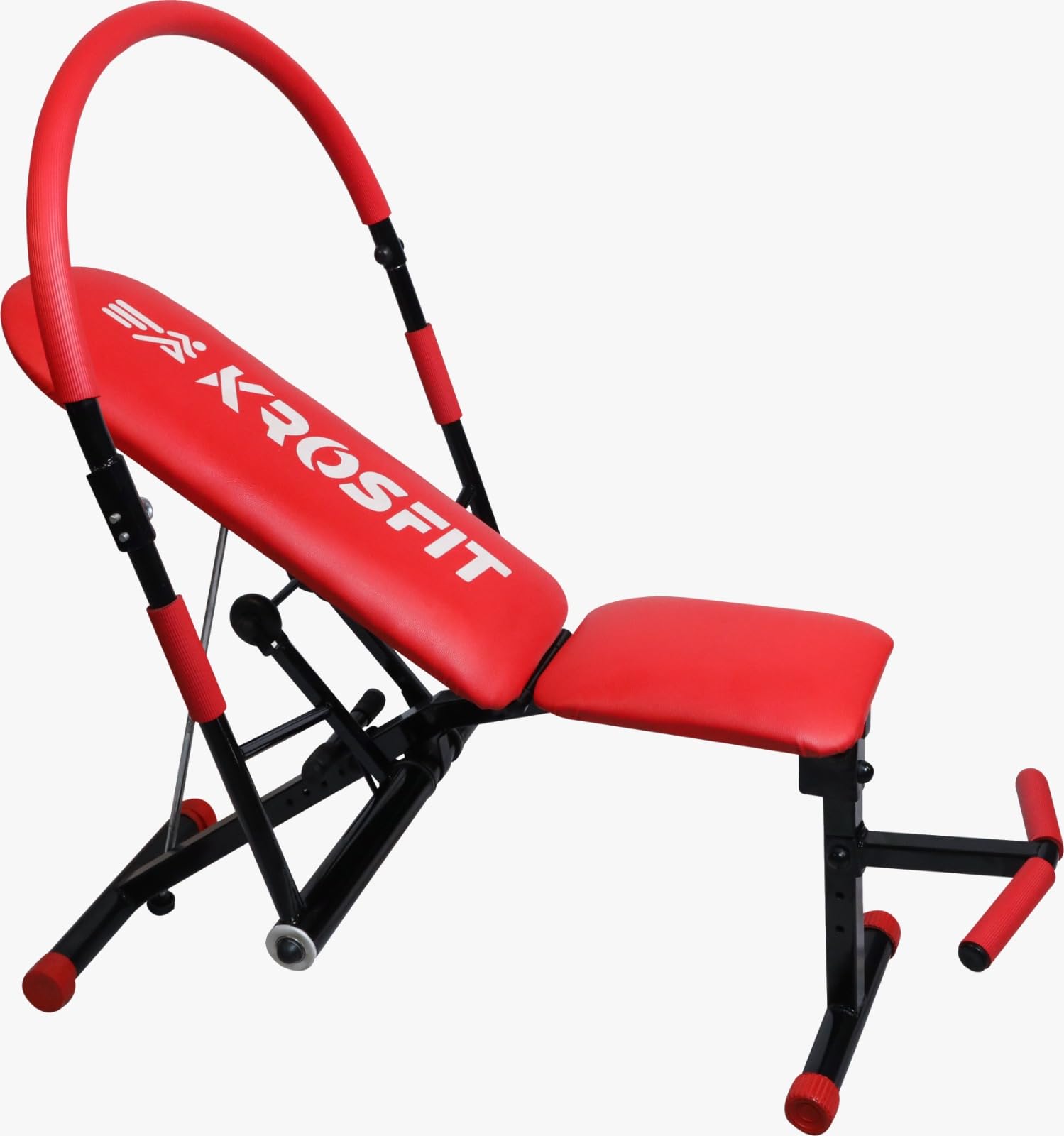 KROSFIT MAC AB PRO - Red Alloy Steel Strength Trainer-image-26