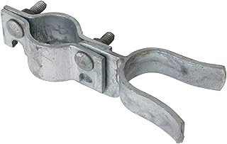 FLO Sales Chain Link Fence Gate Fork Latch - 1-3/8" Gate Frame x 1-3/8" Gate Post - Chain Link Fence Parts, Gate Latches for Metal Gates, Gate Hardware, Gate Locks for Outdoor Fences, Fence Gate Latch