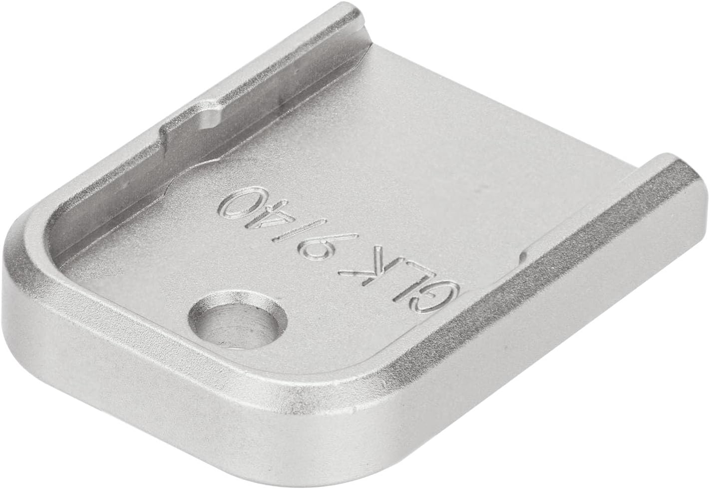 NDZ Performance Magazine Base Plate for Glock 17 19 19X 20 21 22 23 24 26 27 31 32 33 34 35 37 39 45 Gen 1/2/3/4 in 9mm .40 Cal, 10mm .45, Textured Anodized Aluminum, Aspis Cut Design - Choose Color