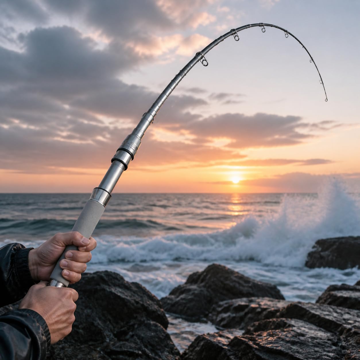 Canna da Pesca Telescopica Mare, color to 4, + Regali