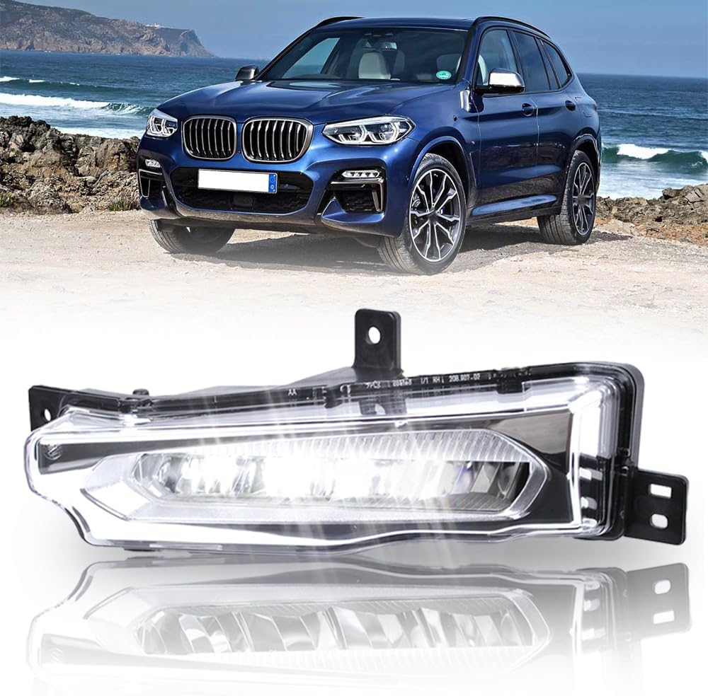 LED DRL Daytime Running Light Fit for BMW X3 G01 G08 & for BMW X4 G02 2017 2018 2019 2020 2021 | 63177412527 | Left Driver Side 1 Pc