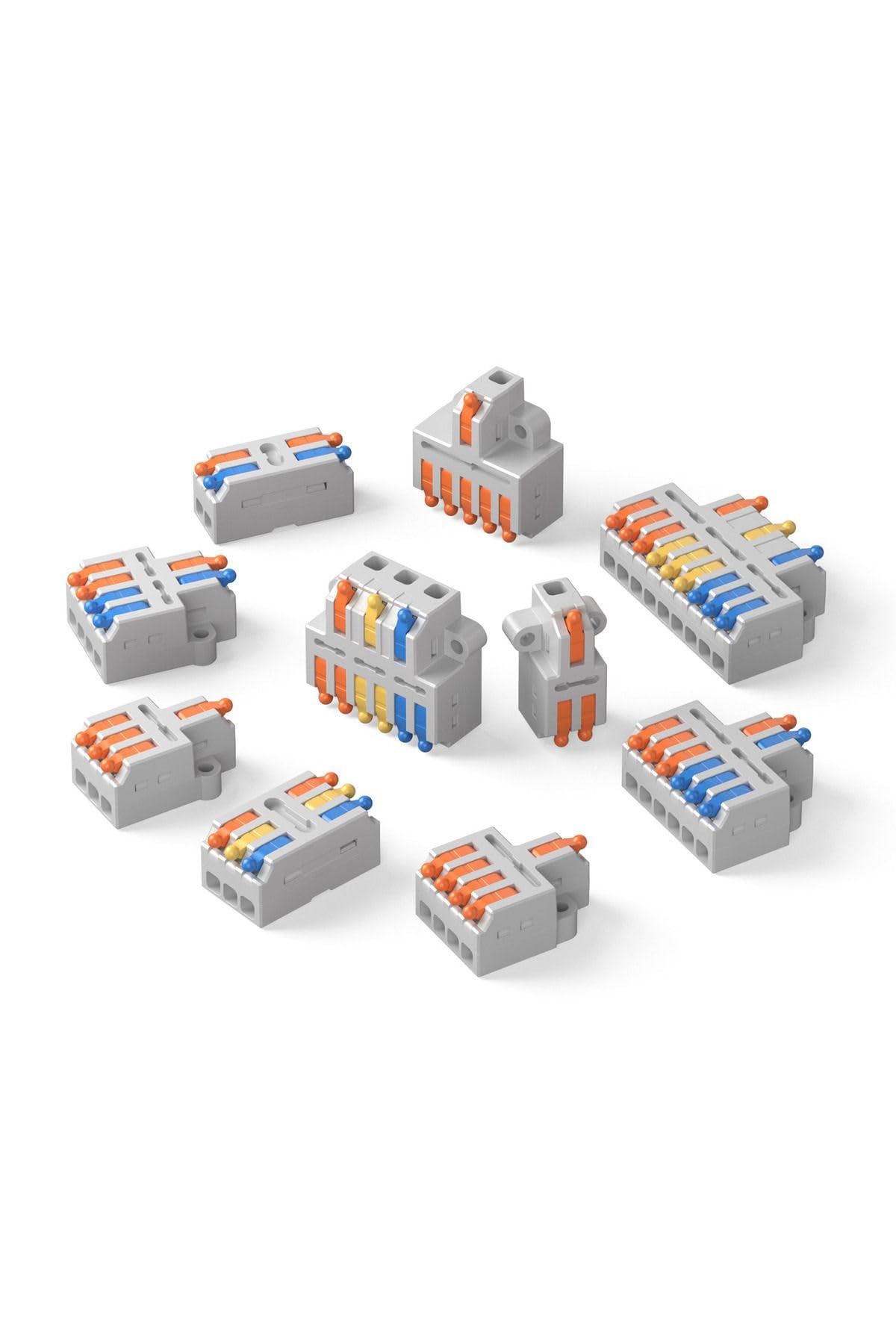 Sonoff D1-2 Wire Splicing Connector Pack, Bornes de connexion, 54 pièces