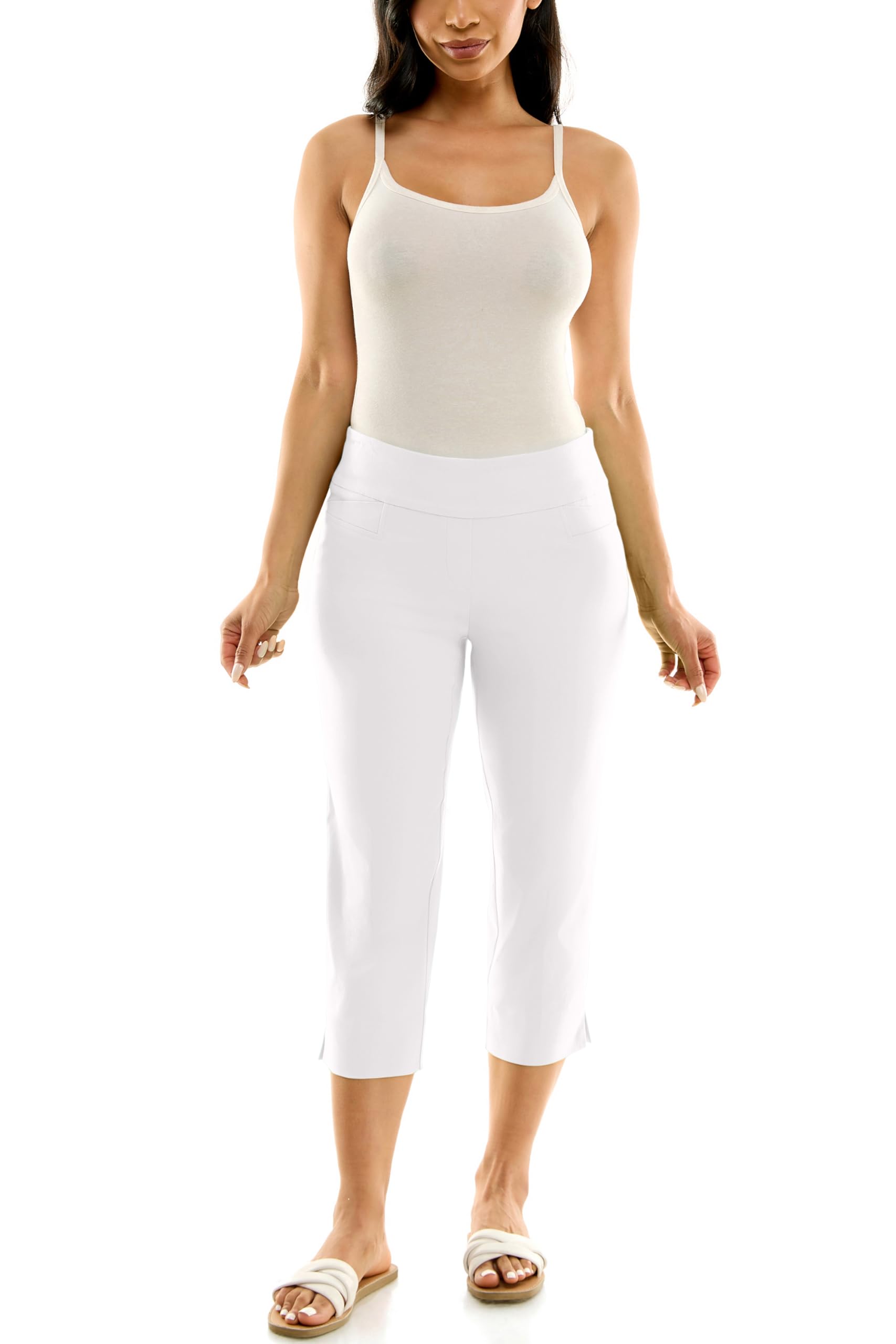Zac & Rachel Pull-on Slim Crop Pant