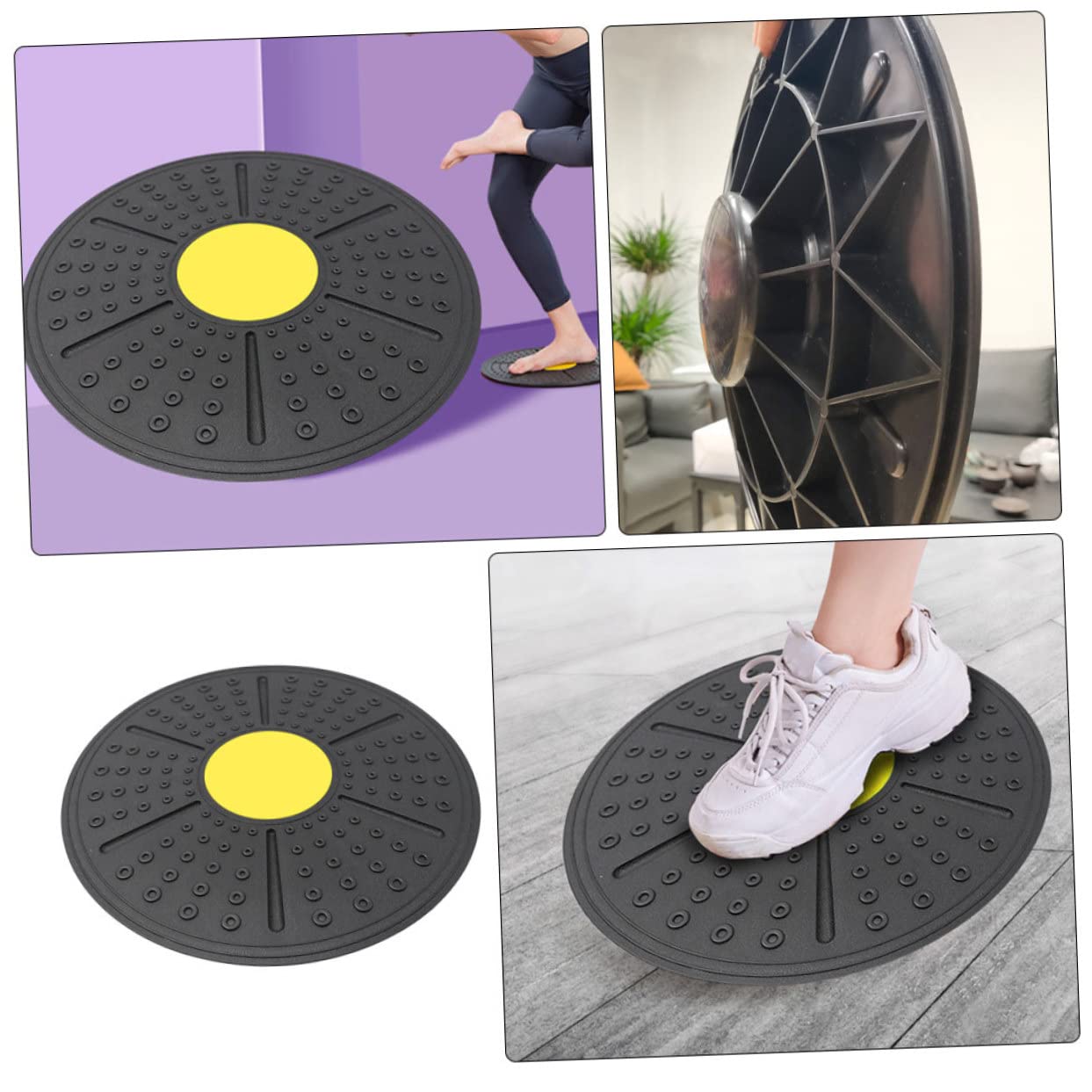 1pezzi Balance Massage Board Per Allenamento e Fitness Piattaforma Antiscivolo Per Esercizi Riabilitazione e Stabilità e Palestra