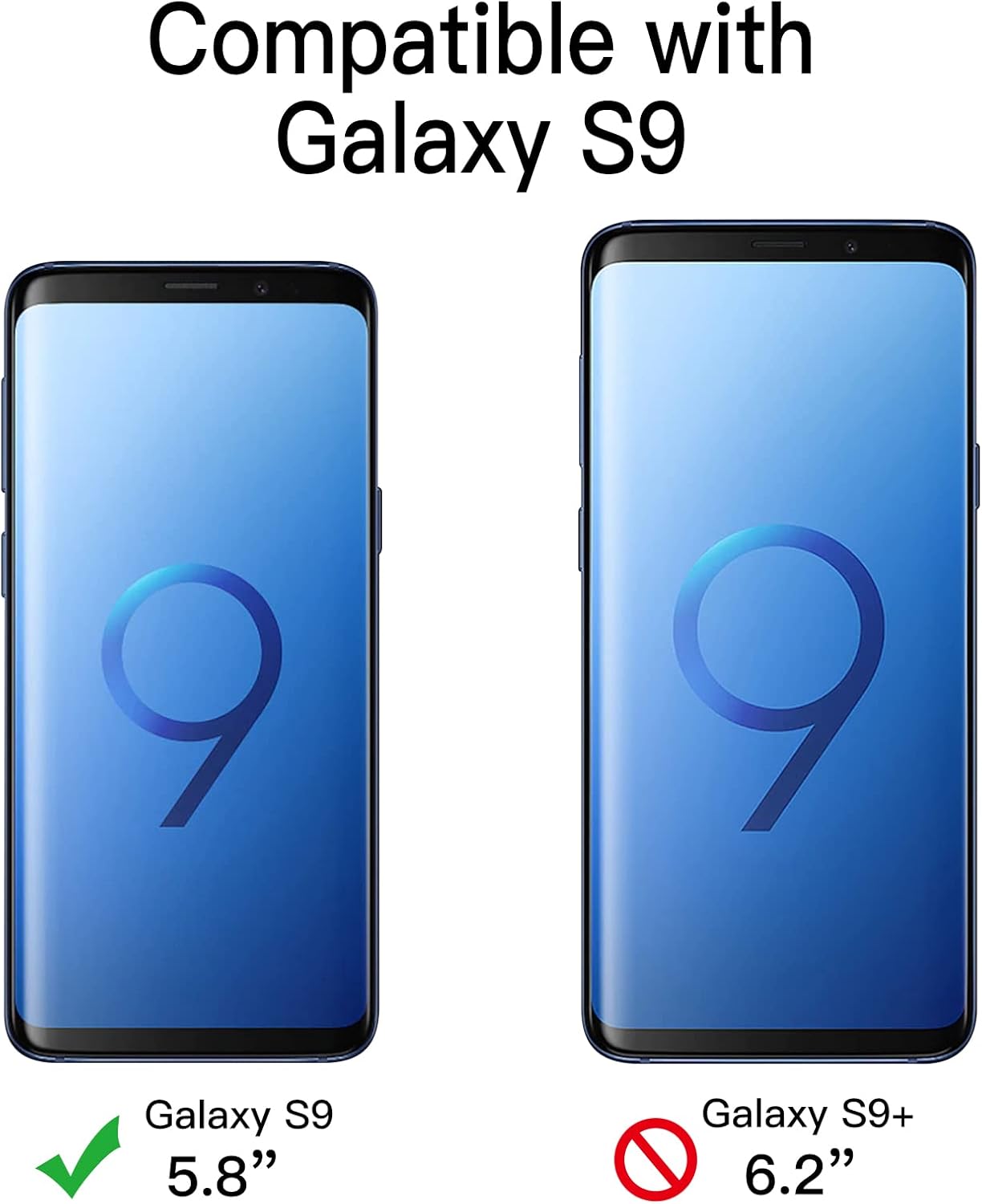 JETech Heavy Shockproof Case for Samsung Galaxy S9, Dual Layer Rugged Protective Phone Cover with Shock-Absorption (Black) 3 61hEpG2R1lL. AC SL1500