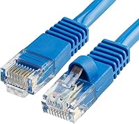 Vista 49 de Cmple - Cable Ethernet Cat5e de 7 pies, Cable Patch Ethernet UTP Cat 5e de 350 MHz, Cable LAN de red de 1 Gbps, Conectores RJ45, Compatible con PC