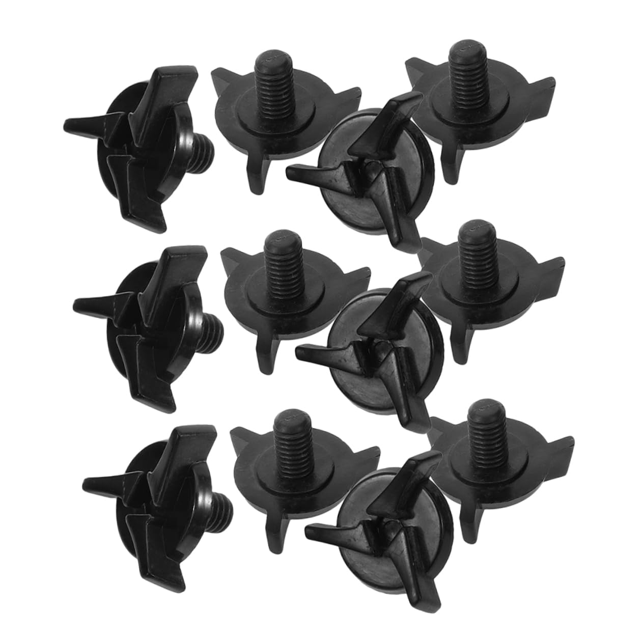 FUNOMOCYA 12 Pcs Motorcycle Screws Durable Hardware Kit for Quick Installation and Maintenance Lightweight Visor Screws Compatible with Various Brands