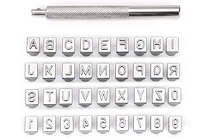 OwnMy 6mm Clay Stamps Letters and Numbers 36Pcs