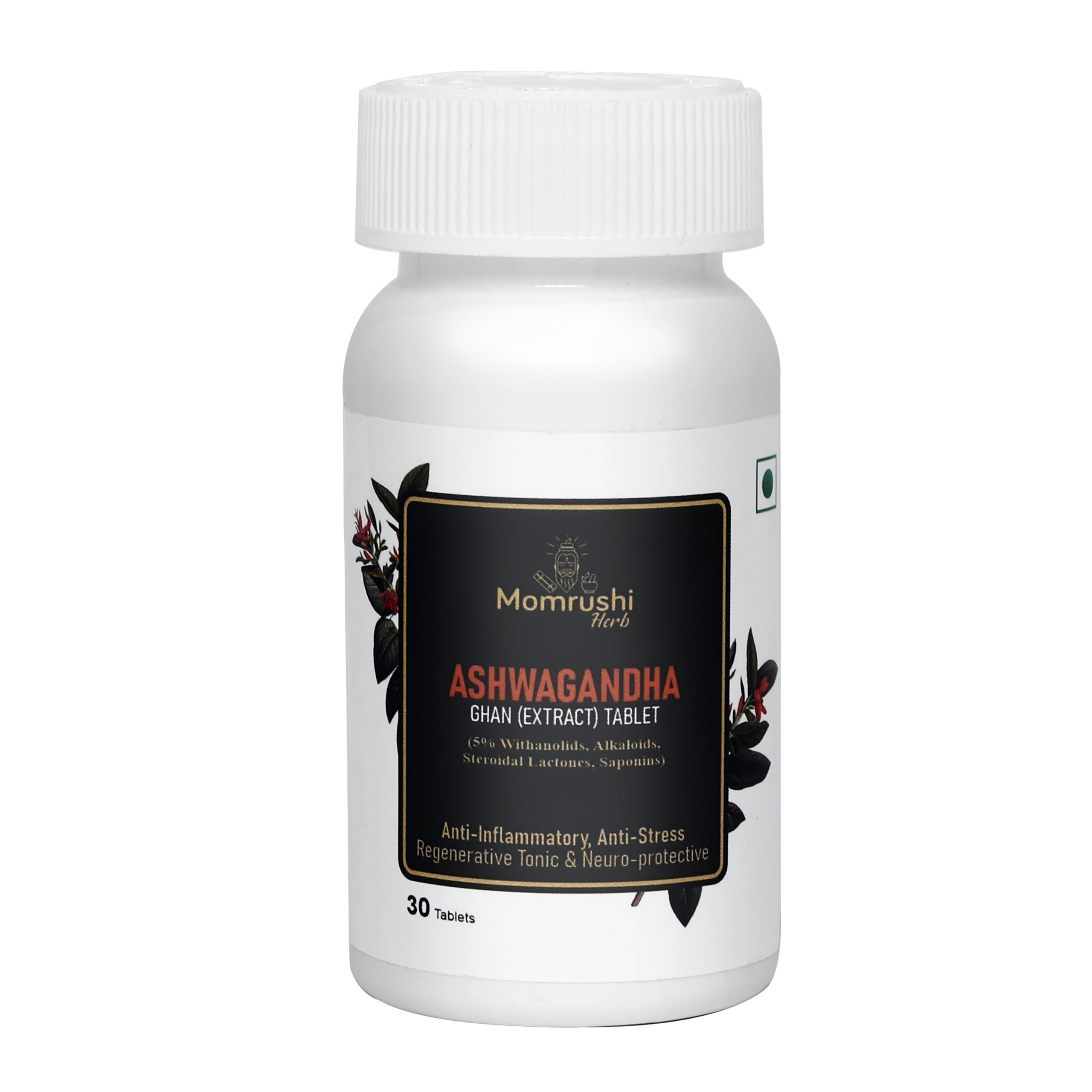 Momrushi Ashwagandha Root Extract 1000Mg Tablets | Helps Release Stress & Anxiety | Rejuvenates Body And Mind | Ayurvedic | General Wellness | For Women & Men (Pack of 1, 30 Tablets) (B0D8VPWNL5) Amazon Price History, Amazon Price Tracker
