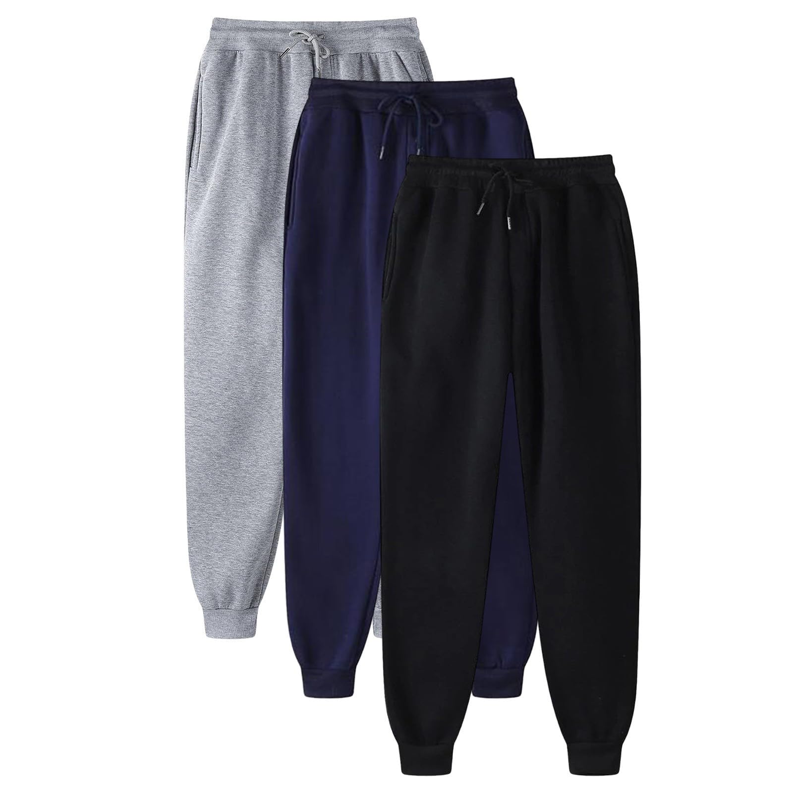 Jogginghose Herren 1-er / 3-er Pack S-3XL Sporthose Herren Lang Baumwolle, Freizeithose Trainingshose, Sport Hosen Männer, Sweatpants Jogger, Laufhose, Relaxing Hose
