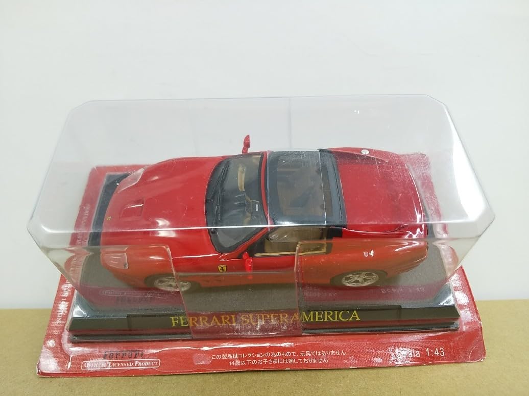 Amazon | □ アシェット 1:43 FERRARI SUPERAMERICA レッド フェラーリ