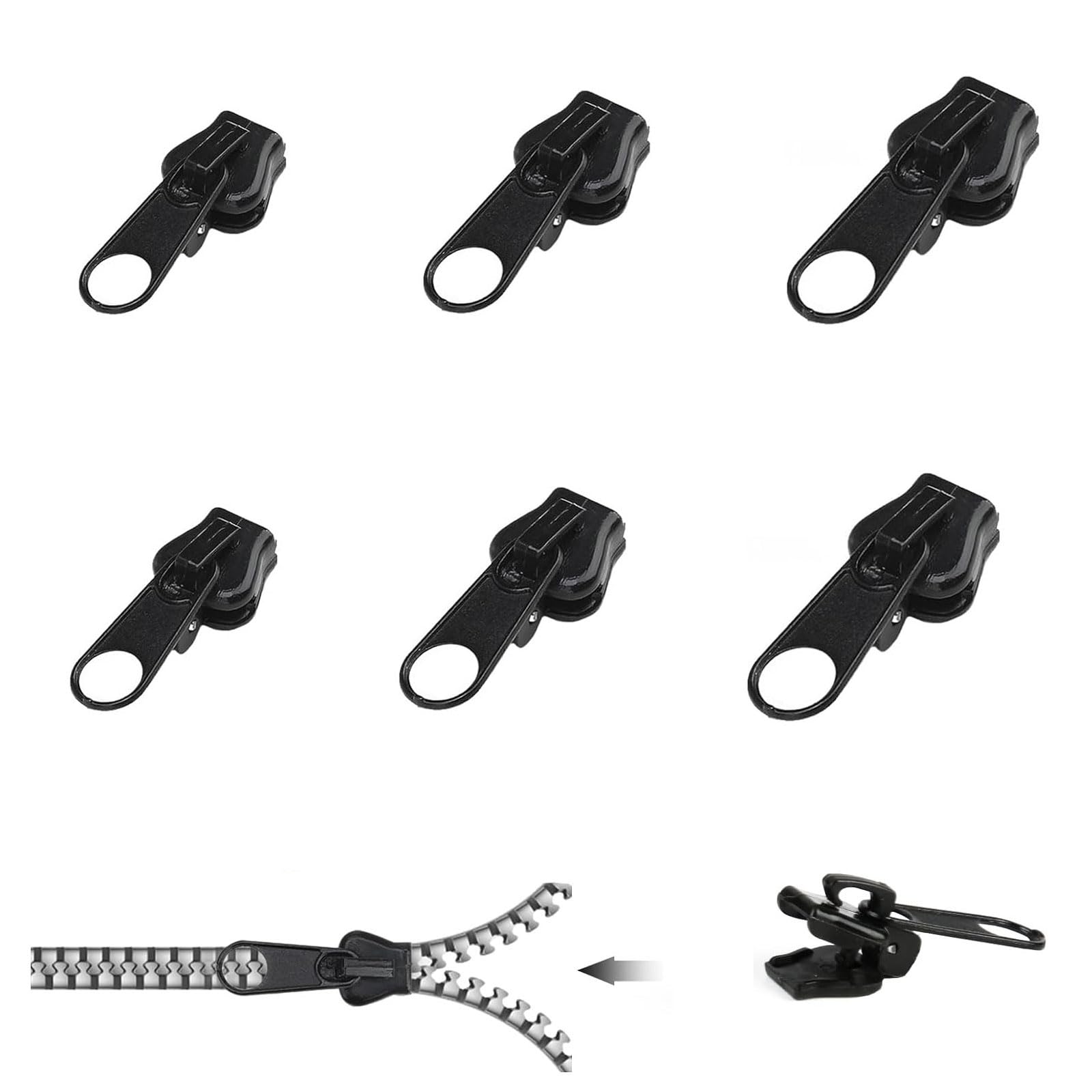 5pz Cursore Cerniera Ricambio, Zipper Pull Tiretti Della Cerniera Zipper Puller Prolunga In Metallo Testa Della Cerniera Per Abbigliamento Zaini