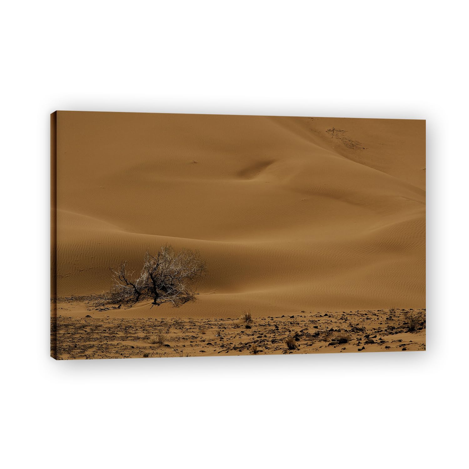 VHdfgTY The Vitality Of Withered Tree BranchesMinimalist Mountain Landscape Wall Art Canvas Nature Print Modern Decor 70x105cm Framed