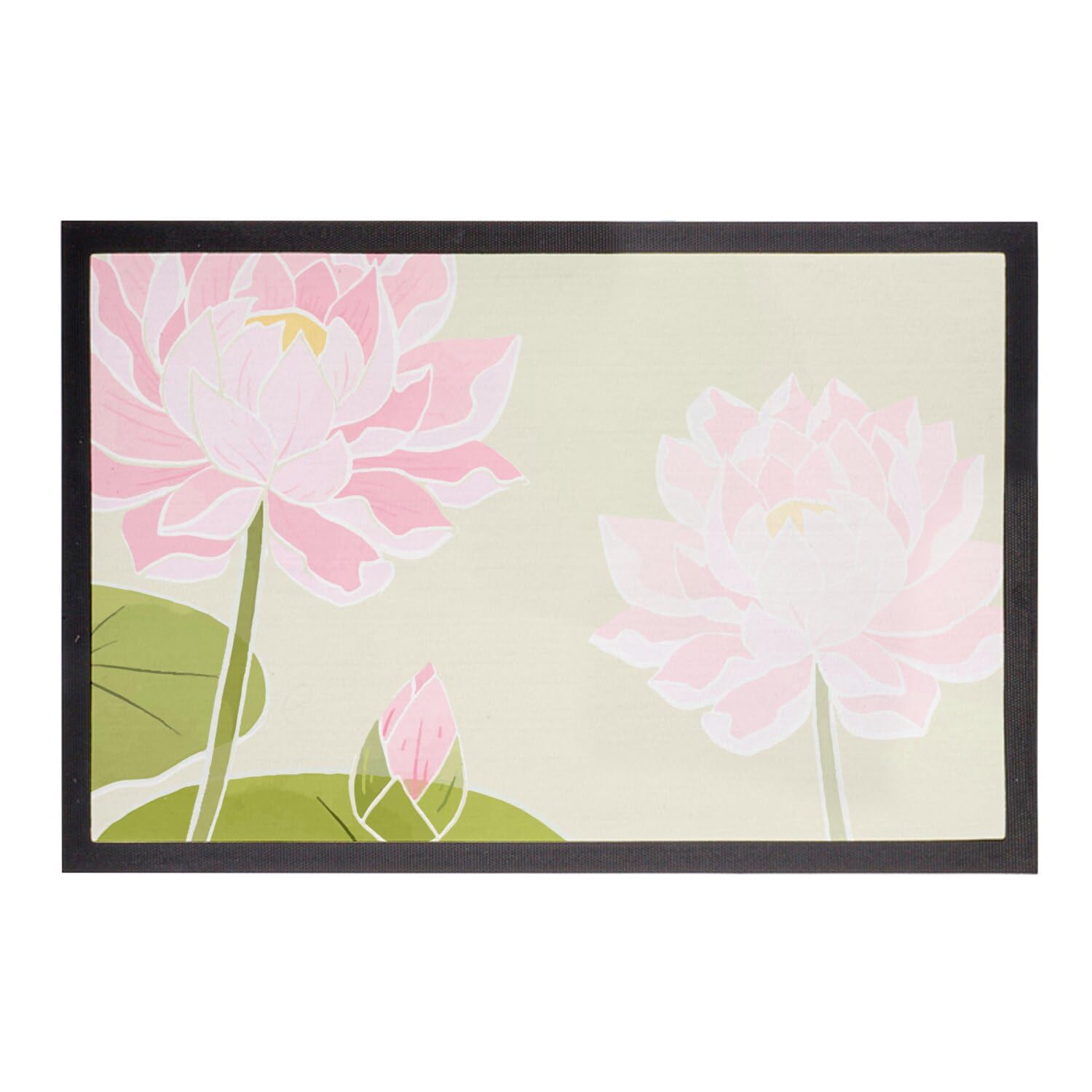 Paillasson Nénuphar au Style Art Design Minimaliste Moderne