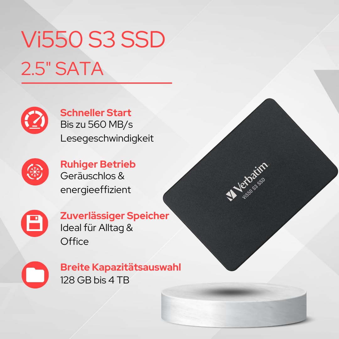 Verbatim Vi550 S3 SSD 1 TB, internes 2,5