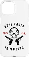Vista 6 de Funda para iPhone 15 Pro Max Real Hasta La Muerte, RG4L Camisa Puerto Rico Trap Music Case