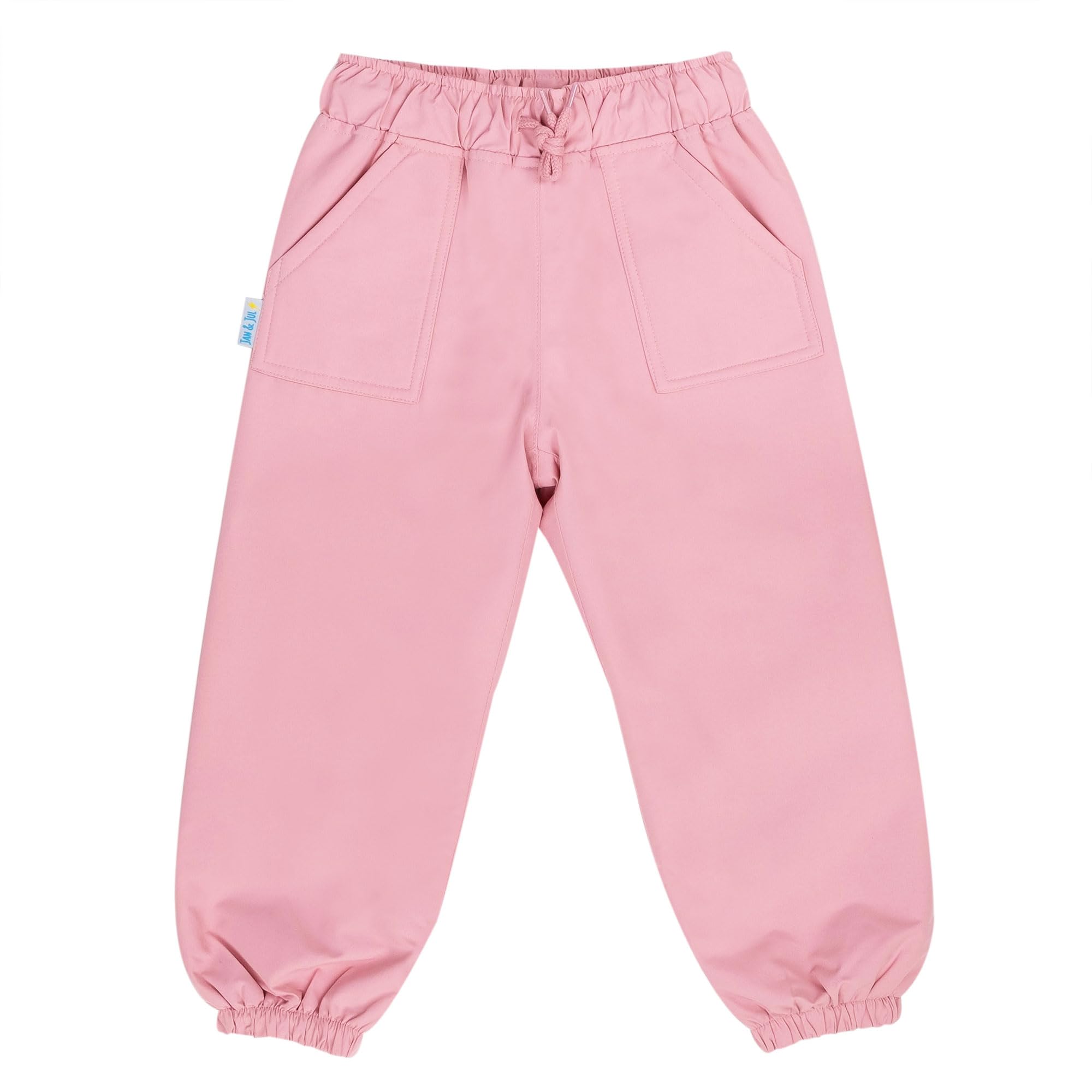 JAN &amp; JUL Girls' Puddle-Dry Rain Pants for Toddlers