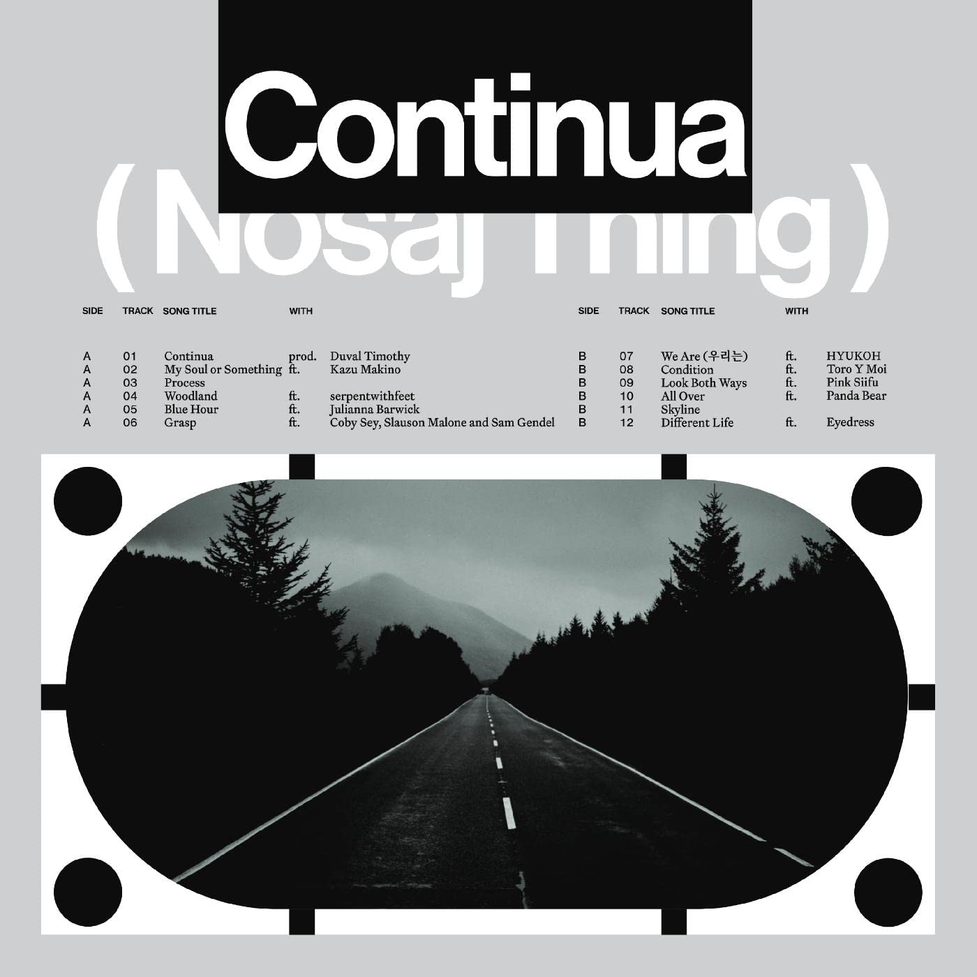 NOSAJ THING CONTINUA VINYL LP, NEW AND SEALED