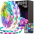 Tenmiro Led Strip Lights 130ft (2 Rolls of 65ft) Smart Light Strips with App Control RGB Led Lights for Bedroom?Music Sync Color Changing Lights for Room Party