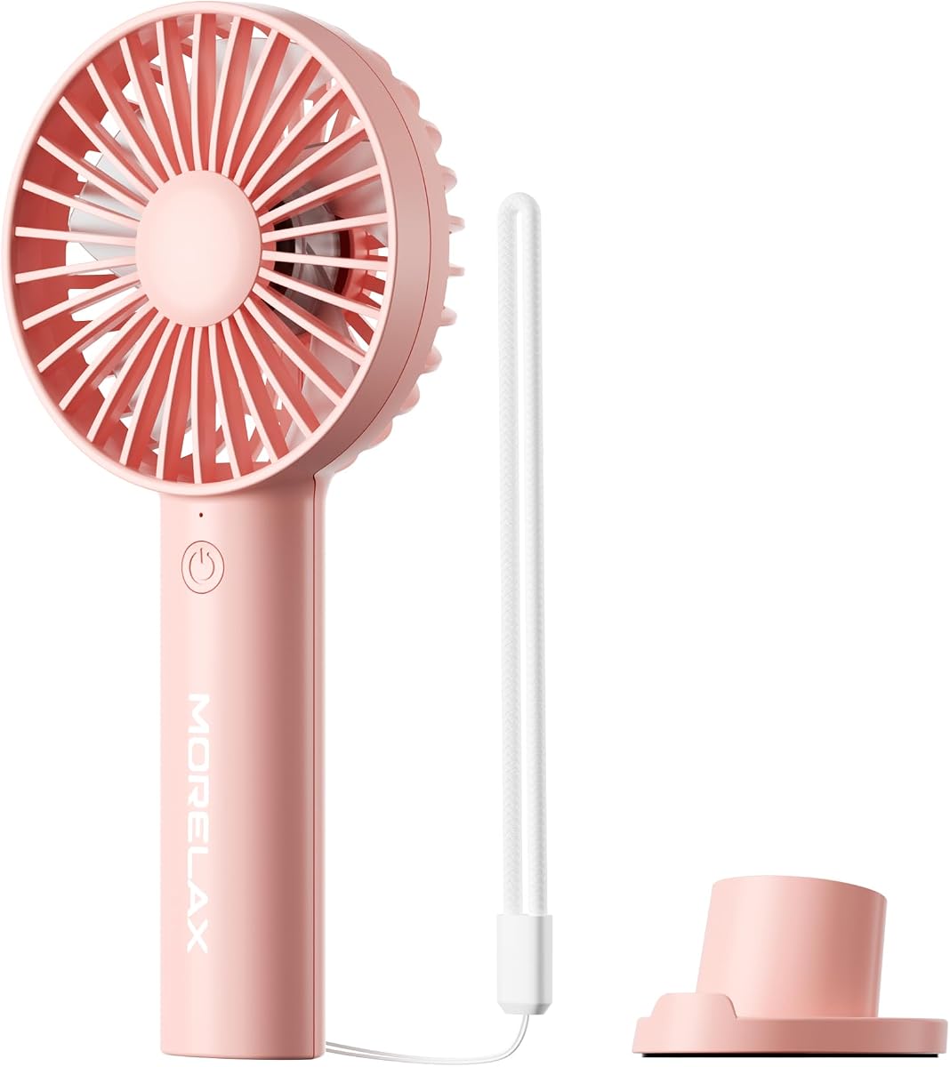 Jancane Handheld Fan, Portable Fan, 4000mAh Rechargeable Personal Fan, 10H Battery, Strong Wind, Small & Powerful, Cute Design for Travel, Makeup, Girls Women Summer Travel Essential Gift