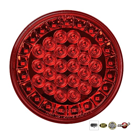 Lámpara LED Secuencial Roja 4 pulgadas Izquierda 45 LEDs miniatura 2