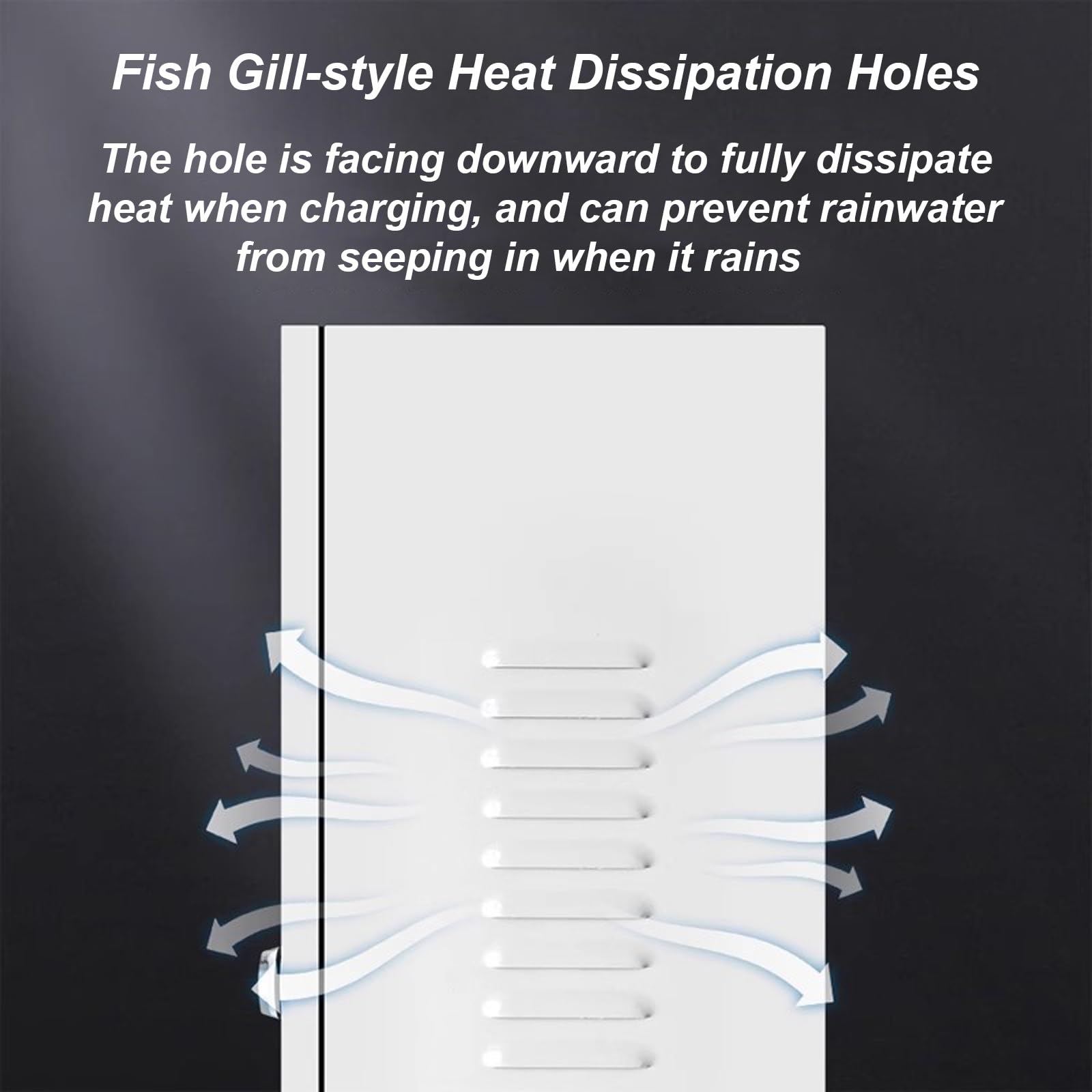 Bloccabile all'aperto EV Charger Box zincato Acciaio Weatherproof Wall Mount Contenitore per la Gestione sicura del Cavo di Ricarica Protezione Antipolvere