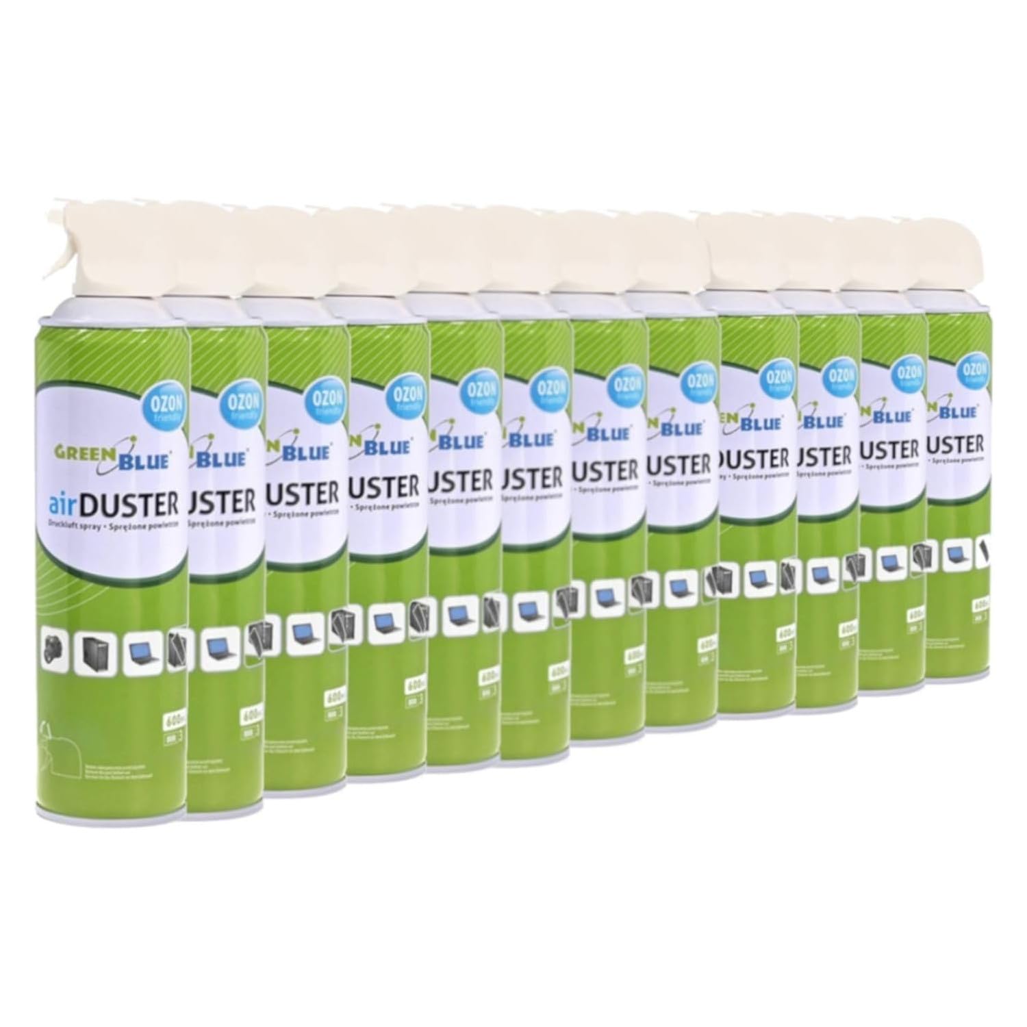 Green Blue GB600 Air Duster Cleaning Aire comprimido Spray Limpiador (12)