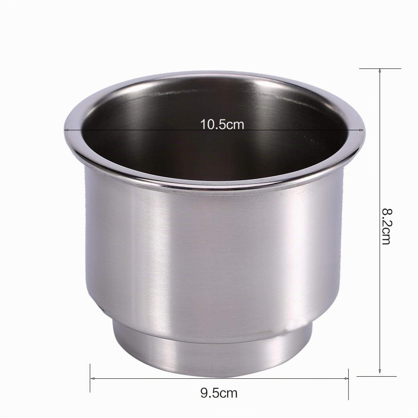 2pcs Porte-gobelet de Voiture, Porte-Bouteille de Boisson en Acier Inoxydable pour Rangement Cafe Thé Porte-Boisson Tasse Bouteille Les Campeurs de Bateau Marin RV