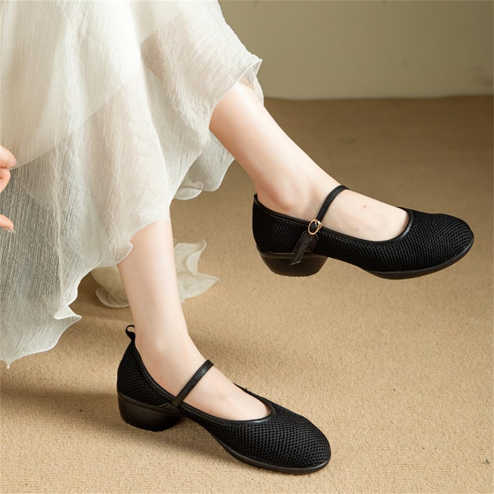 1.5 Pollici Tacco Basso Scarpe da Ballo Latine da Donna Traspirante Sala da Ballo Insegnamento Moderno Pratica Prestazioni Scarpe da Ballo