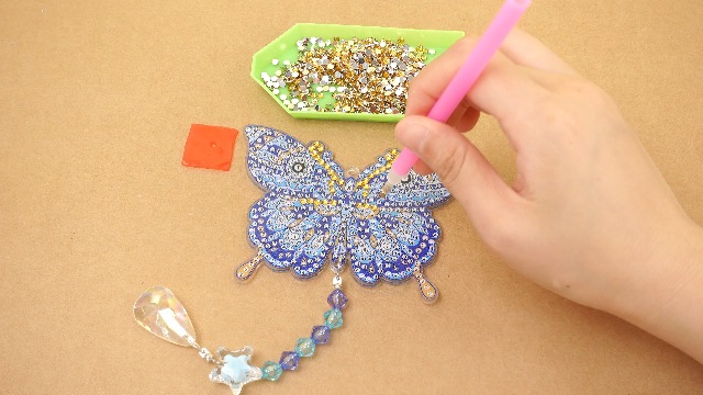 Juego De 6 Marcapáginas De Pintura Con Diamantes - Kits De Manualidades Con Colgantes De Cristal