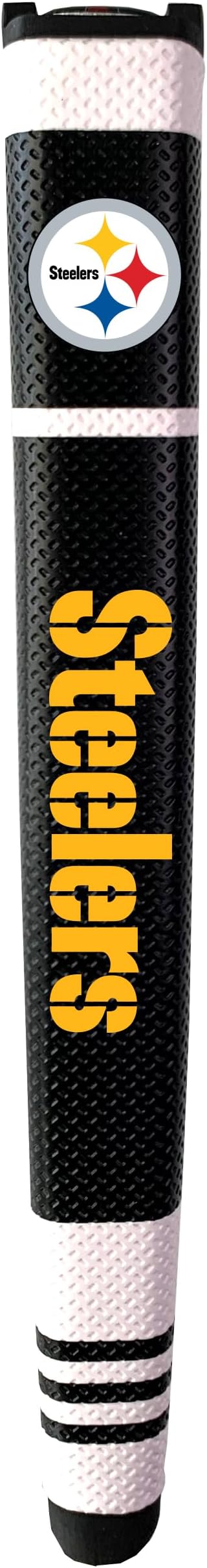 Team Golf NFL Pittsburgh Steelers Golf Putter Grip Golf Putter Grip with Removable Gel Top Ball Marker, Durable Wide Grip & Easy to Control