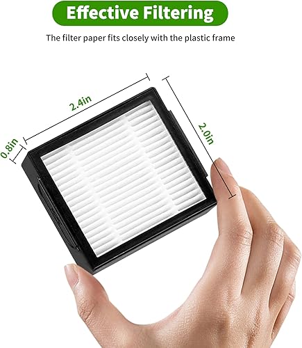 Miniatura 2 de Paquete de 12 filtros Roomba de repuesto para iRobot Roomba E I y J Series E5 E6 E7 i1 i3 i4 i5 i6 i7 j8 j7+ y versiones Plus aspiradoras no para