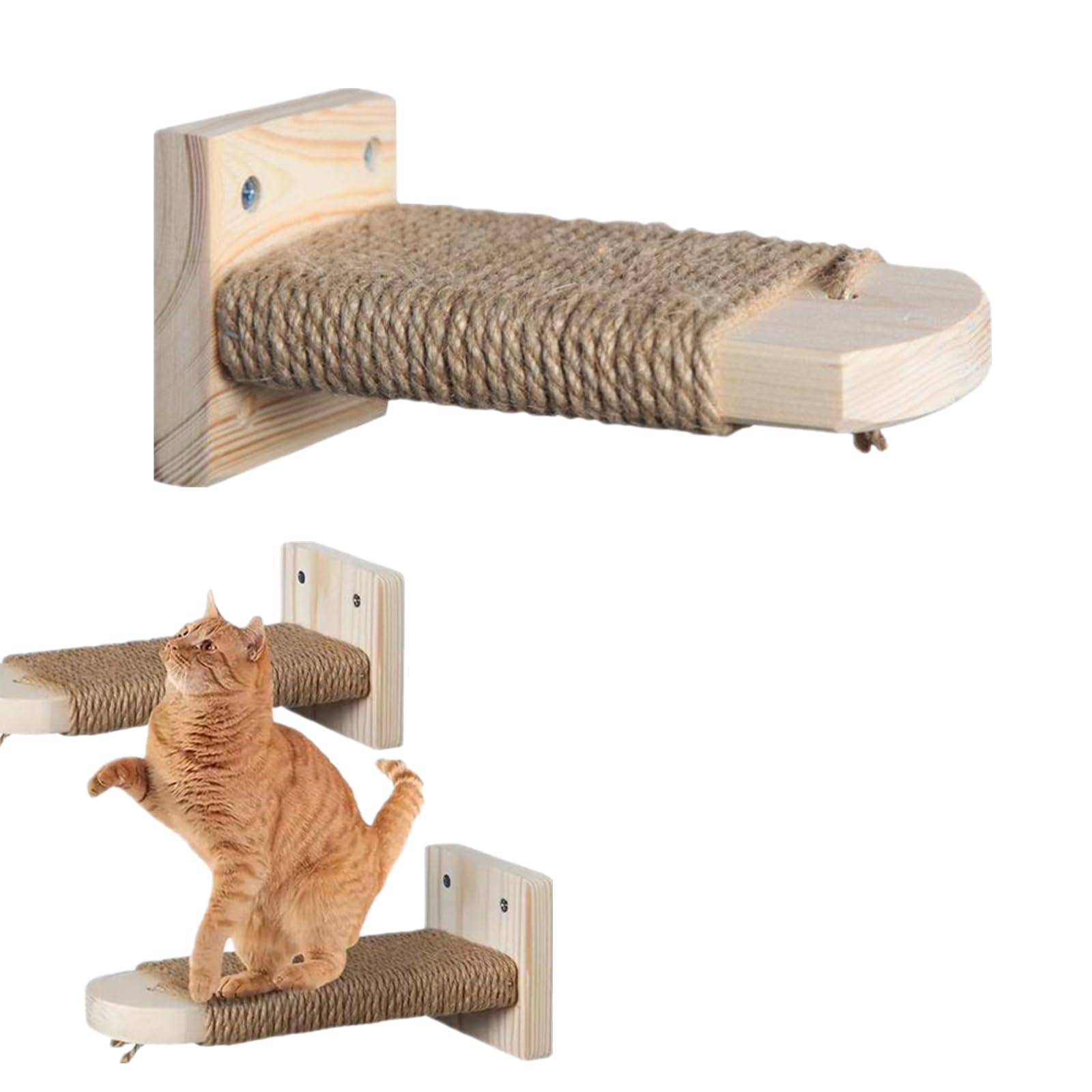 Amazon.co.jp: キャットステップ 猫 階段 猫ケージ用/壁掛け用 木製