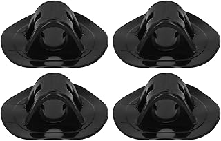 Boat Motor Fixing Bracket Buckle, Motor Fixed Bracket Buckle Inflatable Boat Rope Buckle Rubber Boat Motor Fixing Bracket Buckle 4pcs 76mm Black Motor Fixed Bracket Buckle for Kayaks