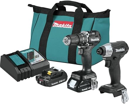 Makita CX205RB 18V LXT Lithium-Ion Sub-Compact Brushless Cordless 2-Pc. Combo Kit 2.0Ah