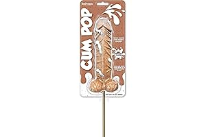 Cum Pop Milk Chocolate Flavor Hard Candy Lollipop