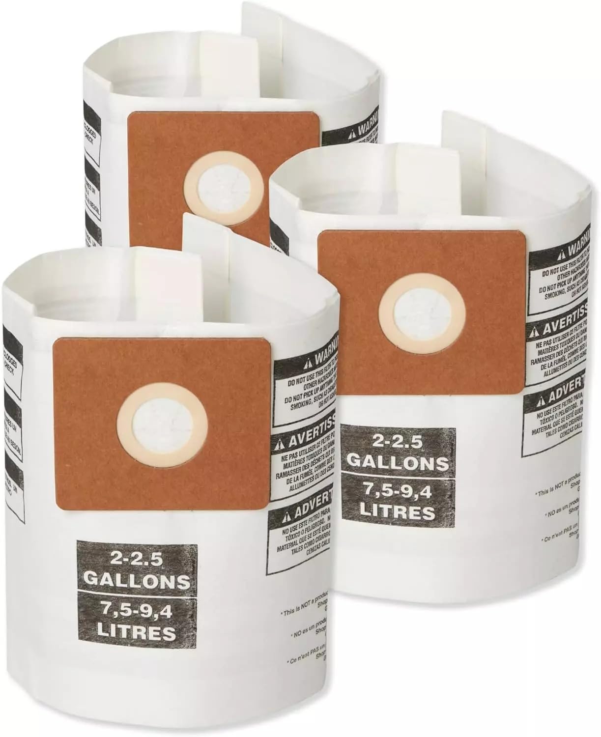 NaningLxh #CMXZVBE38774 3pcs Wet/Dry Vac Dust Collection Bag Durable Replacement Parts New for Craftsman