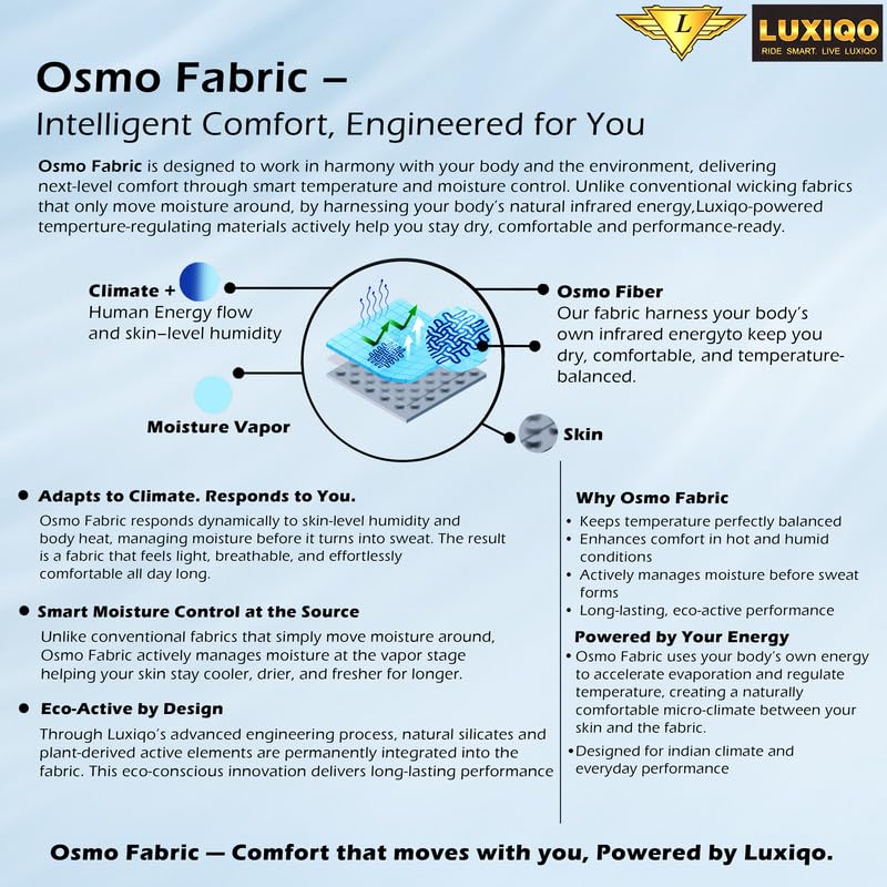 Image of Osmo Fibre Bandana for Men & Women-Made with Advanced Osmo Fibre,Ultra-Soft,Breathable, Odour-Resistant & UPF50+ UV Protection Multi-Use Neck Scarf,Headband,Face Mask,Beanie