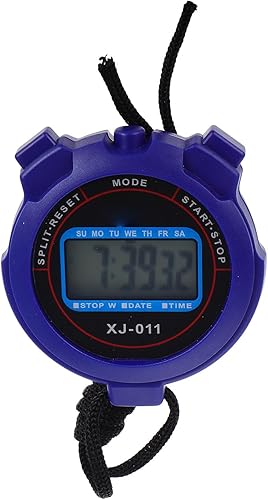 Cronómetro deportivo digital con pantalla grande, funcionamiento silencioso para natación, correr, fitness, fácil de usar para entrenadores,