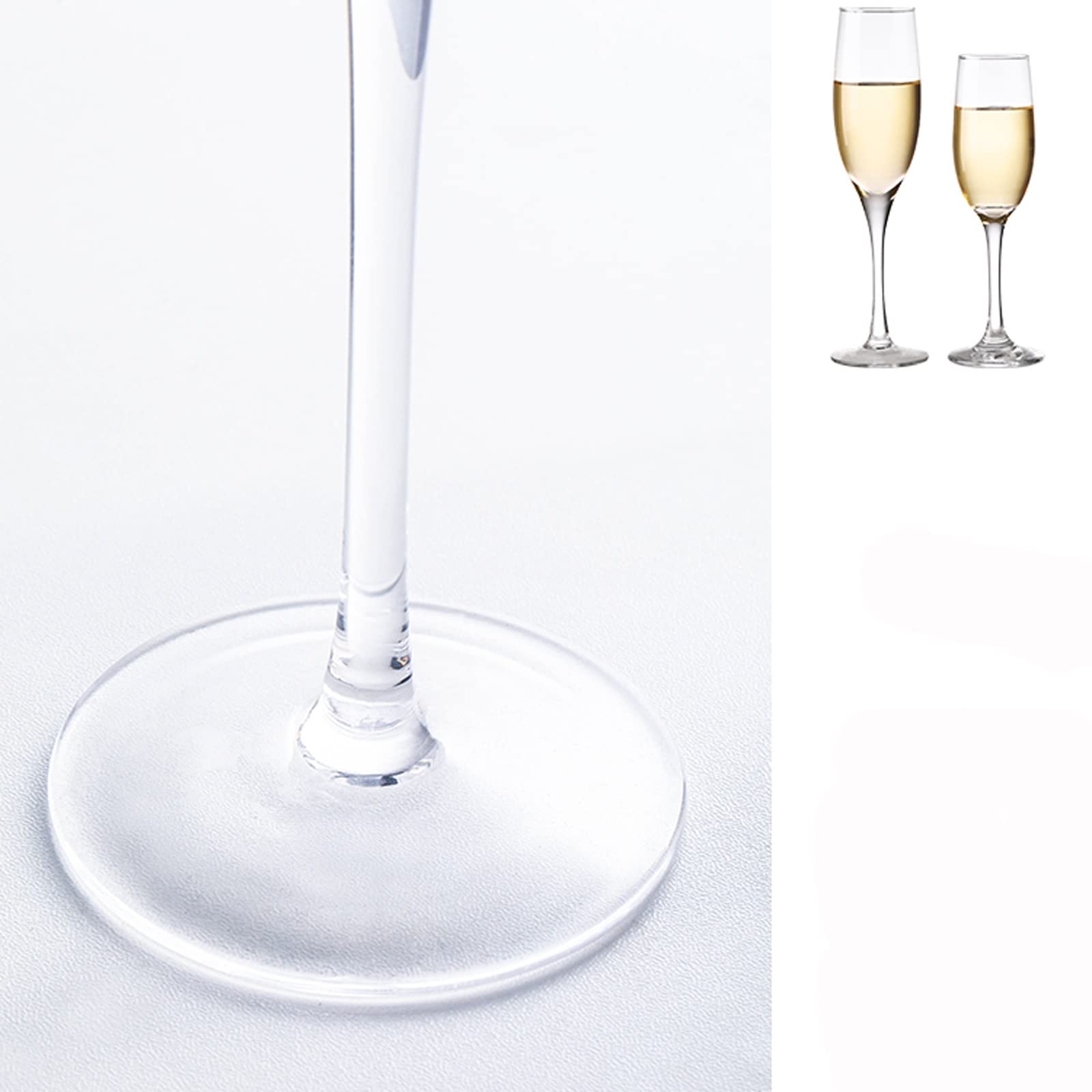 Verres à Champagne Maison Paire de Verres à Champagne Verres à Vin en Verre de Cristal Flûte à Champagne soufflée à la Main Cadeau pour Mariage, Anniversaire, Noël Flûtes à Champagne (Taille : S) ( M)