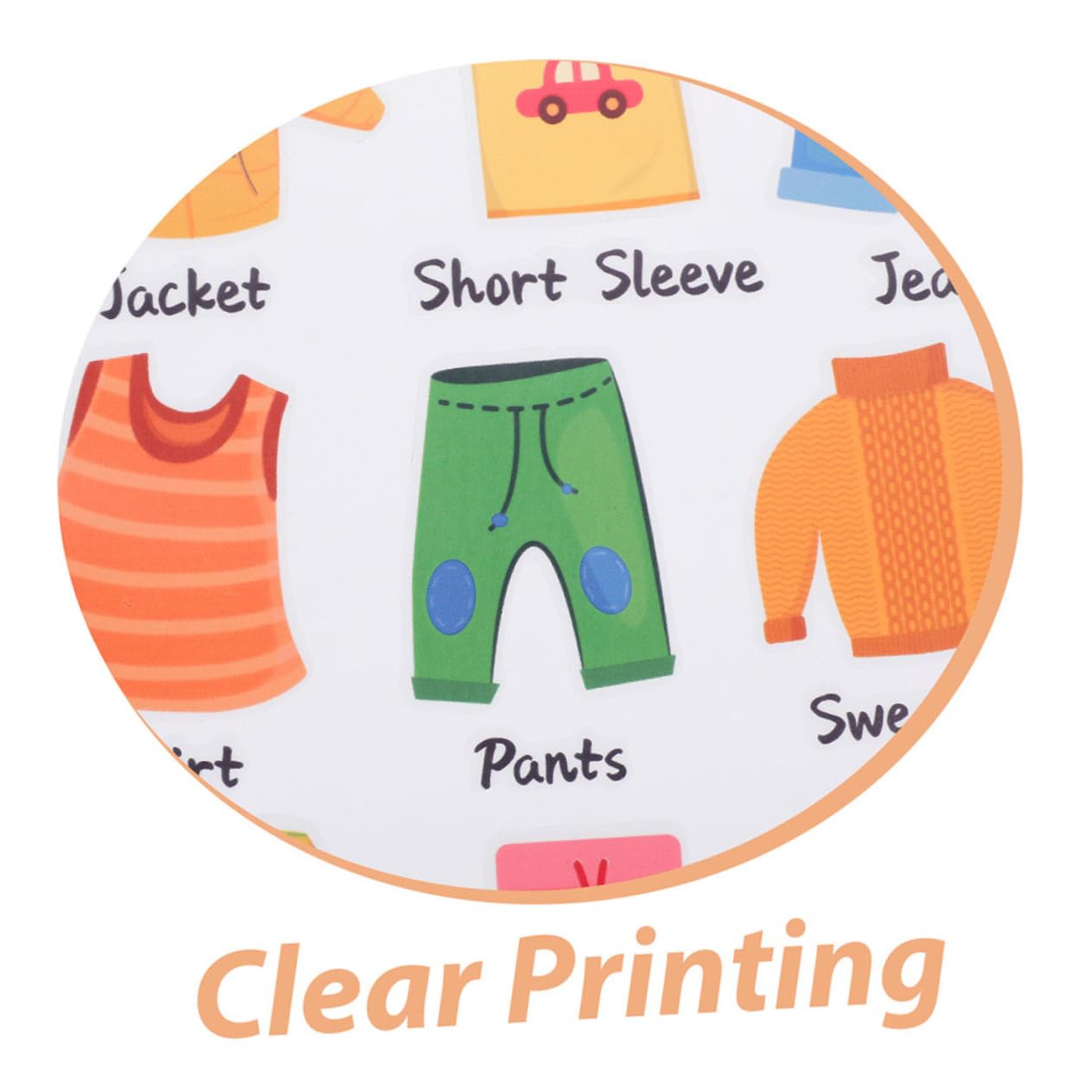 Toyvian 8sets Etichette Adesive Per Abbigliamento Set Per Classificazione e Organizzazione Stickers Per Resistente Facile Applicare Decorazioni Per Stanze Dei