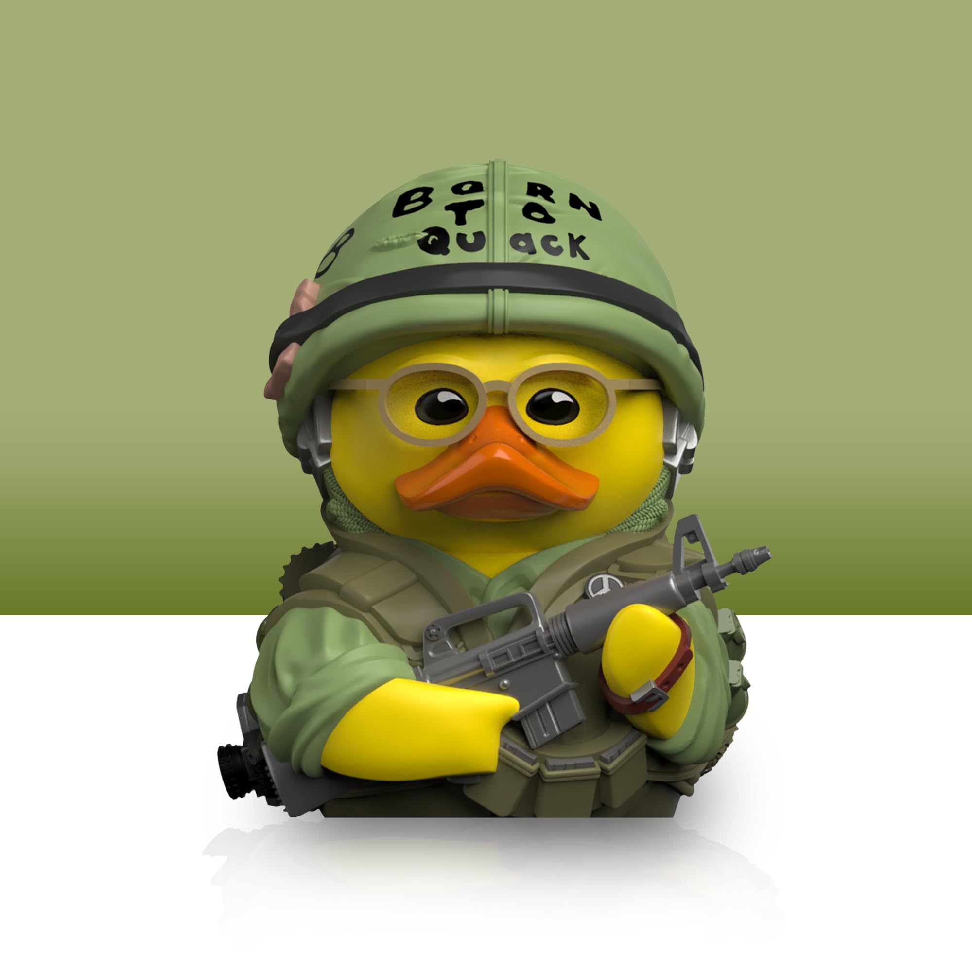 TUBBZ Boxed Edition: Kubrick Full Metal Jacket - Sgt J.T. Davis Cosplaying Rubber Duck Vinyl Figure, Sgt J.t. Davis (Boxed), 9 cm - Image 4